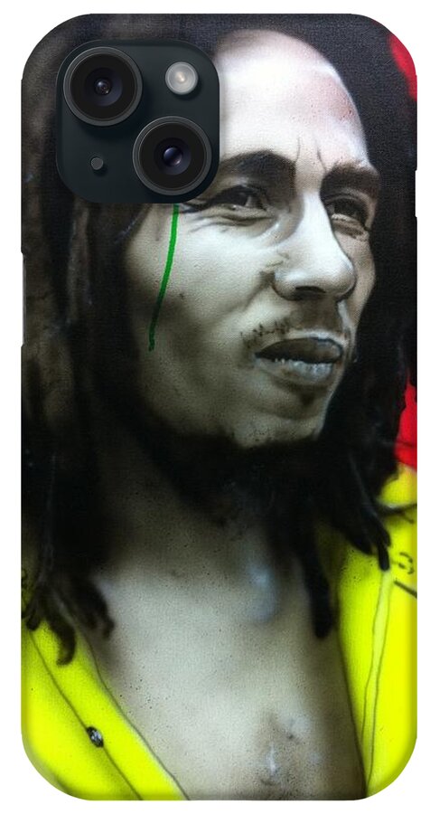 Marley iPhone Case featuring the painting Iron Like a Lion in Zion by Christian Chapman Art