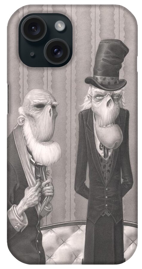 Halloween iPhone Case featuring the painting Isaiah and Bartholomew by Richard Moore