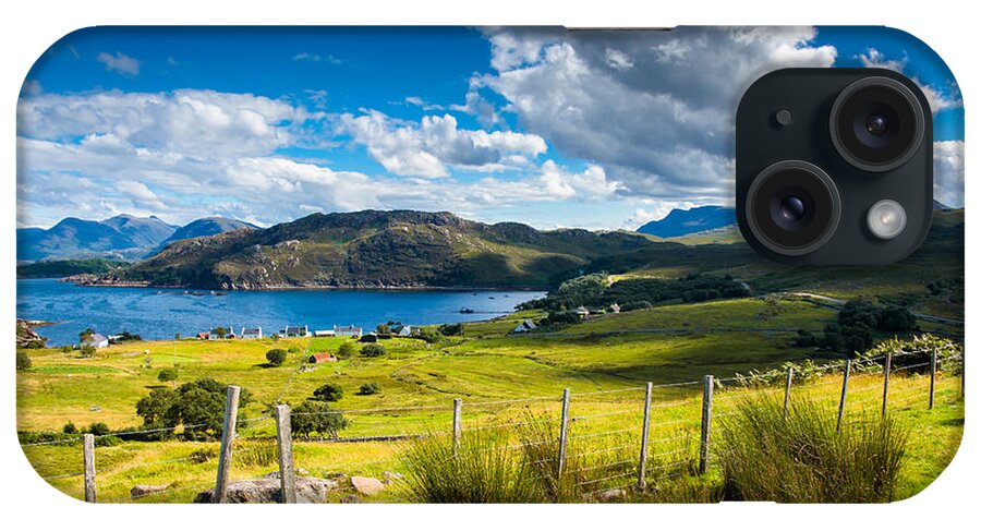 Scotland iPhone Case featuring the photograph Picturesque Landscape Near Isle of Skye in Scotland by Andreas Berthold