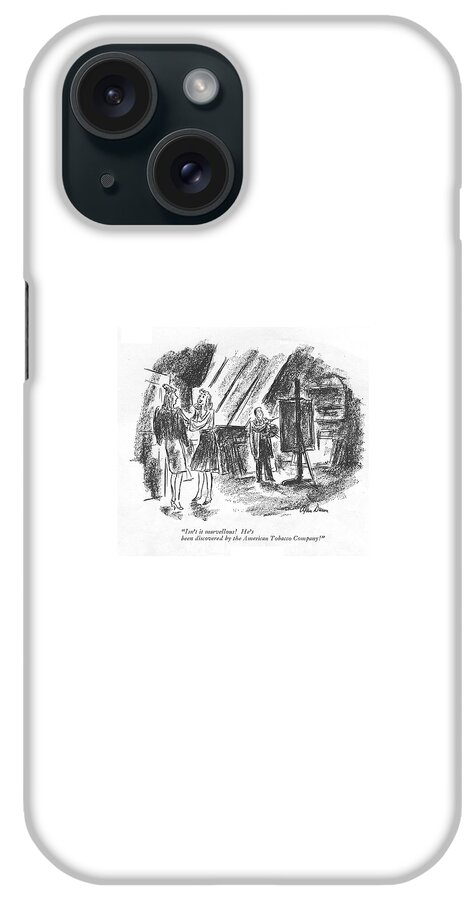 Isn't It Marvellous! He's Been Discovered iPhone Case