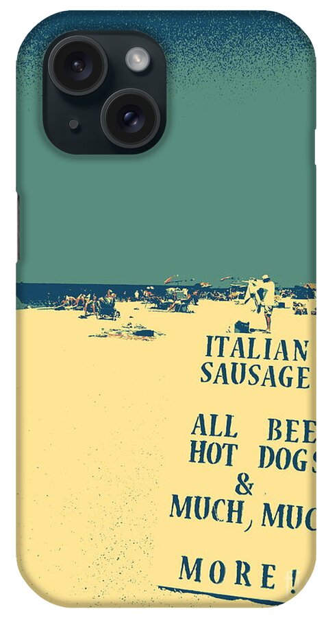 Beach iPhone Case featuring the digital art Italian Sausage by Valerie Reeves