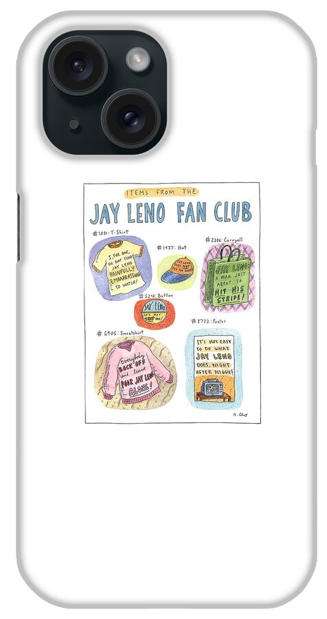 Items From The Jay Leno Fan Club iPhone Case