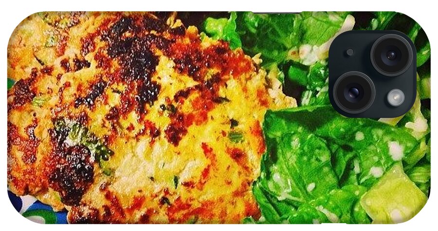 Instagram iPhone Case featuring the photograph It's Served! #dinner #salad #turkey by Robyn Padden