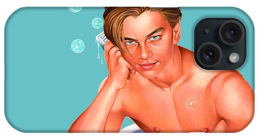 Leonardo Dicaprio iPhone Case featuring the mixed media It's Titanic by Steven Stines