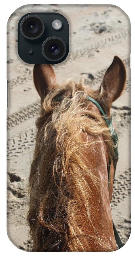 Horse iPhone Case featuring the photograph Jac's Ears 2 by Cathy Lindsey