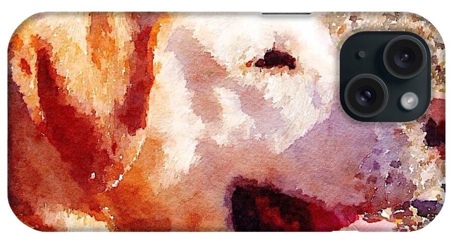 Labrador iPhone Case featuring the painting Jake by Vix Edwards