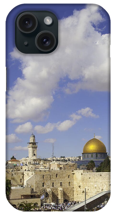 Jerusalem iPhone Case featuring the photograph Jerusalem- The western wall by Stella Levi