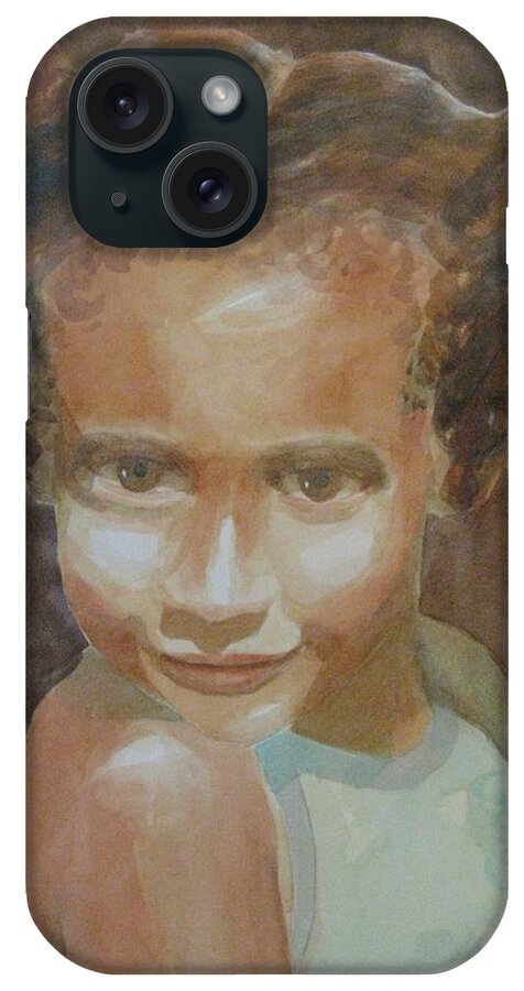 John Svenson iPhone Case featuring the painting Jessica by John Svenson