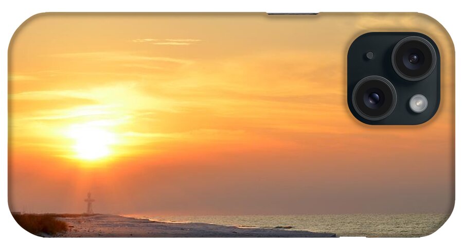 Jesus iPhone Case featuring the photograph Jesus Rising on Easter Morning on Navarre Beach by Jeff at JSJ Photography
