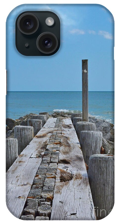 Beach iPhone Case featuring the photograph Jetty At Pawleys Island by Kathy Baccari