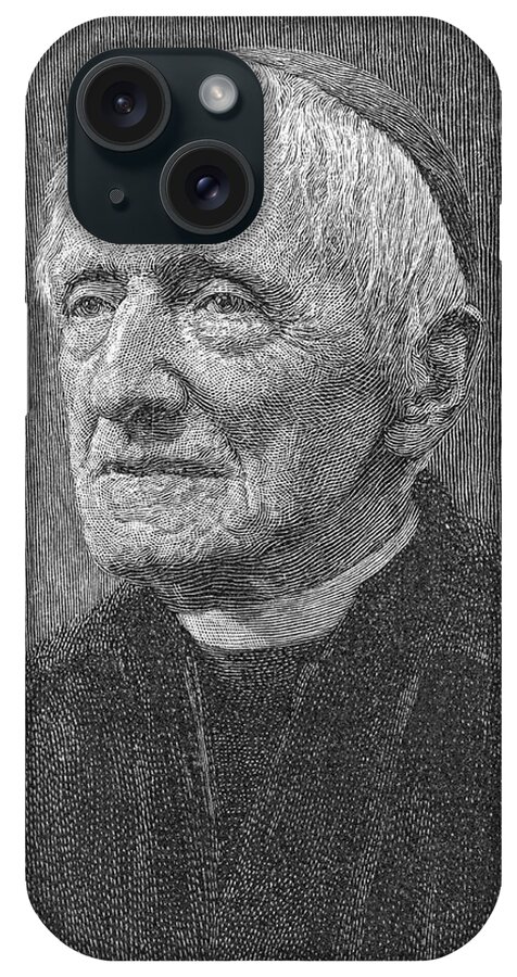 Newman iPhone Case featuring the drawing John Henry Newman The Roman Catholic by Mary Evans Picture Library