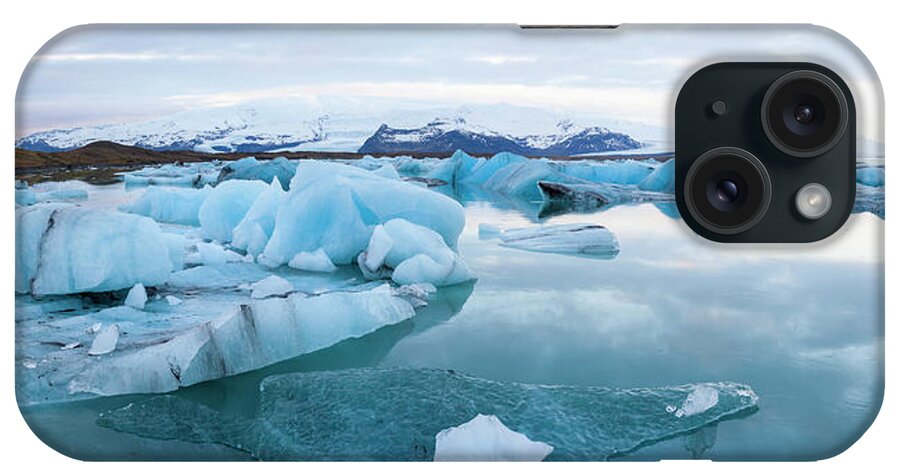 Scenics iPhone Case featuring the photograph Jokulsarlon Glacier Lake, South Iceland by Peter Adams