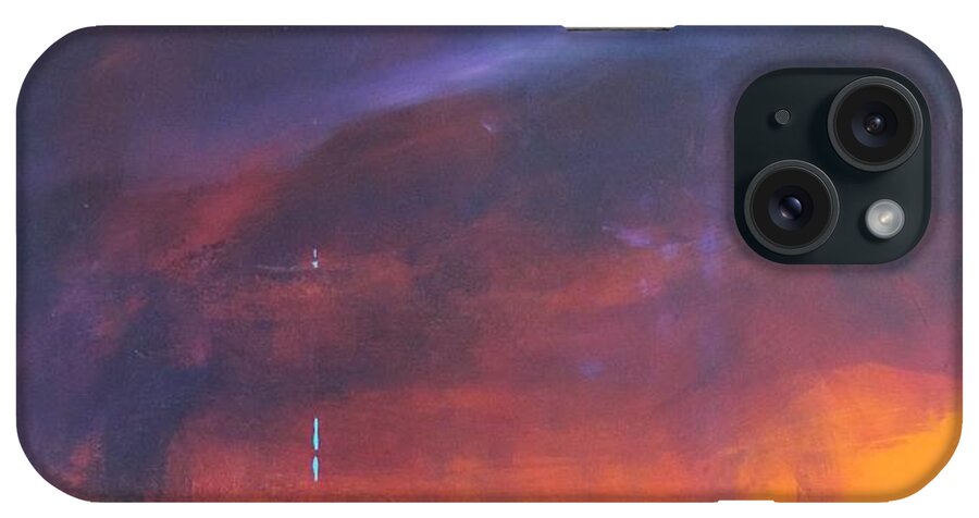 Art iPhone Case featuring the painting Journey No. 4 by Bill Tomsa
