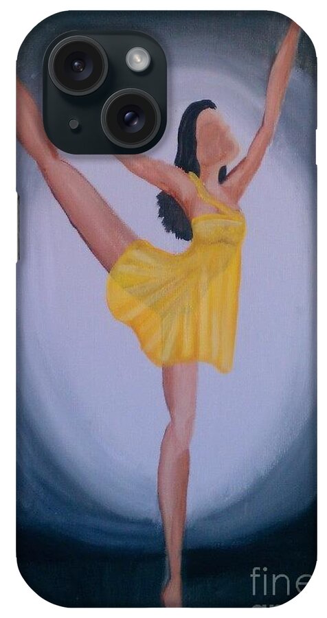 Marisela Mungia iPhone Case featuring the painting Joy by Marisela Mungia