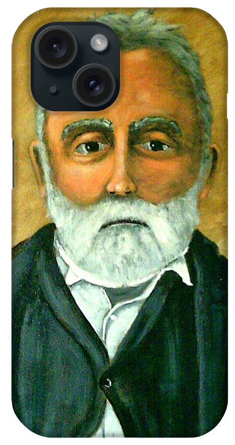 Figure iPhone Case featuring the painting Judge Roy Bean by Frank Morrison