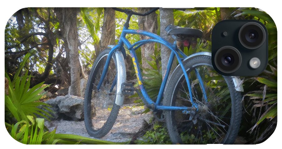 Bicycle iPhone Case featuring the photograph Jungle Bike by Jessica Levant