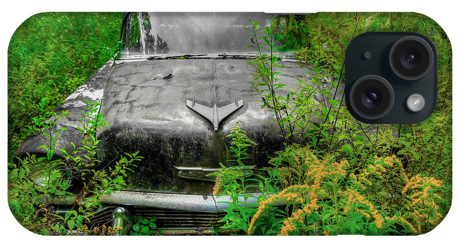 Cars iPhone Case featuring the photograph Jungle Fever Vintage Chevy by Brenda Giasson