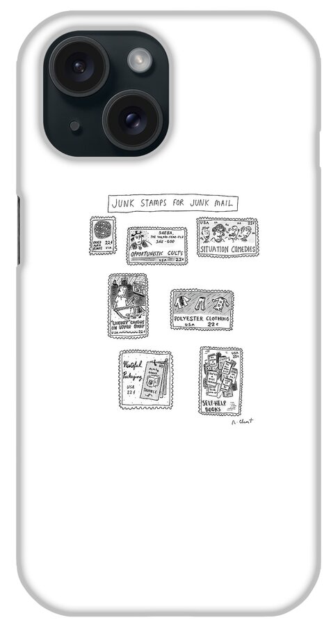 Junk Stamps For Junk Mail iPhone Case