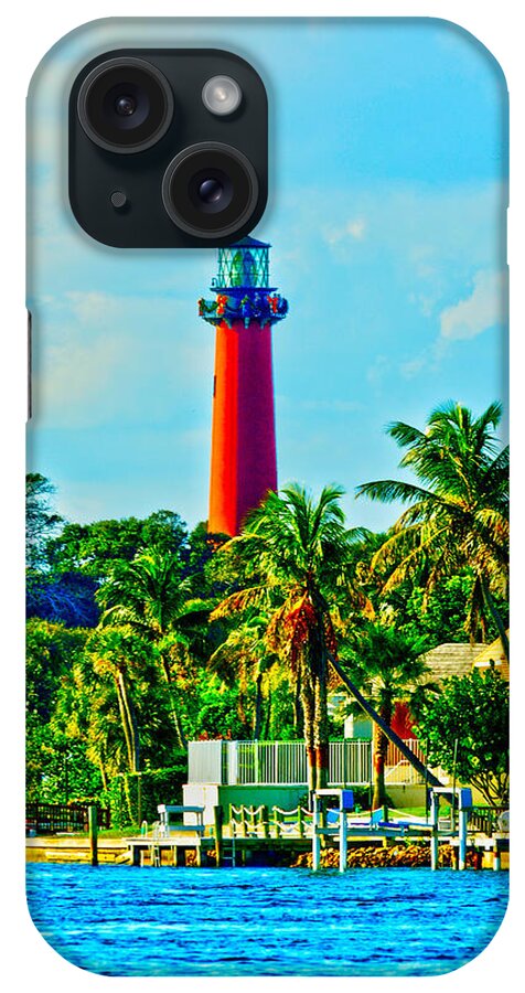 Jupiter iPhone Case featuring the photograph Jupiter Lighthouse Winter by Jody Lane