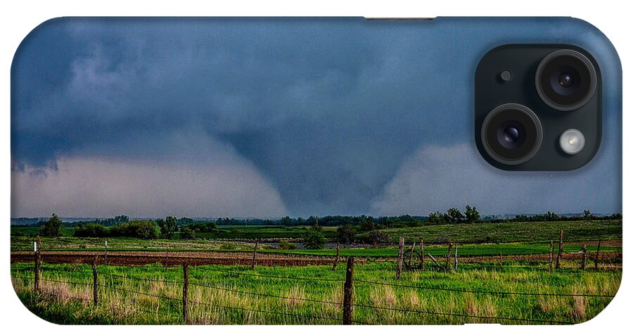 Tornado iPhone Case featuring the photograph Kansas Wedge Tornado by Marcus Hustedde