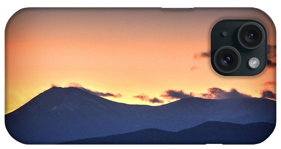 Katahdin iPhone Case featuring the photograph Katahdin Sunset by John Meader