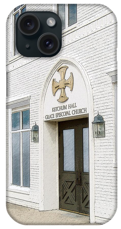 Church iPhone Case featuring the photograph Ketchum Hall by Lee Owenby