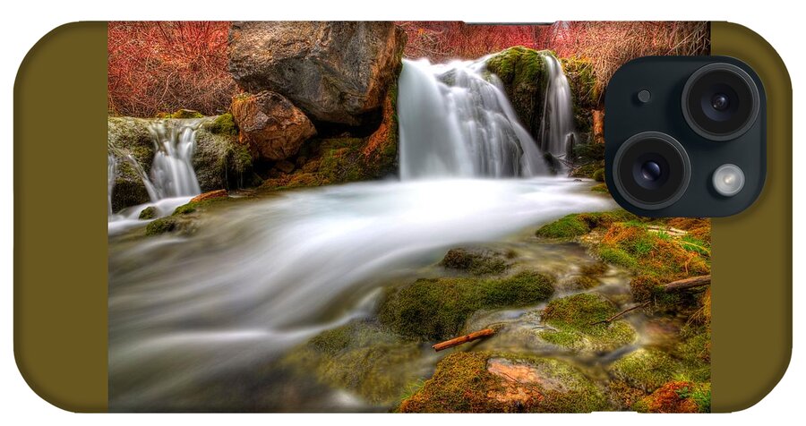 Creek iPhone Case featuring the photograph Kiesel Falls by David Andersen