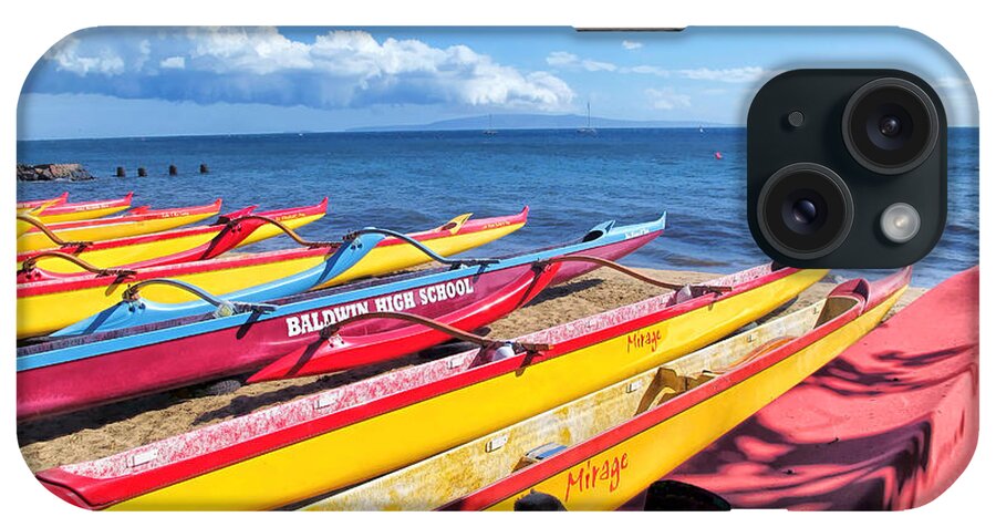 Canoes iPhone Case featuring the photograph Kihei Canoe Club 6 by Dawn Eshelman