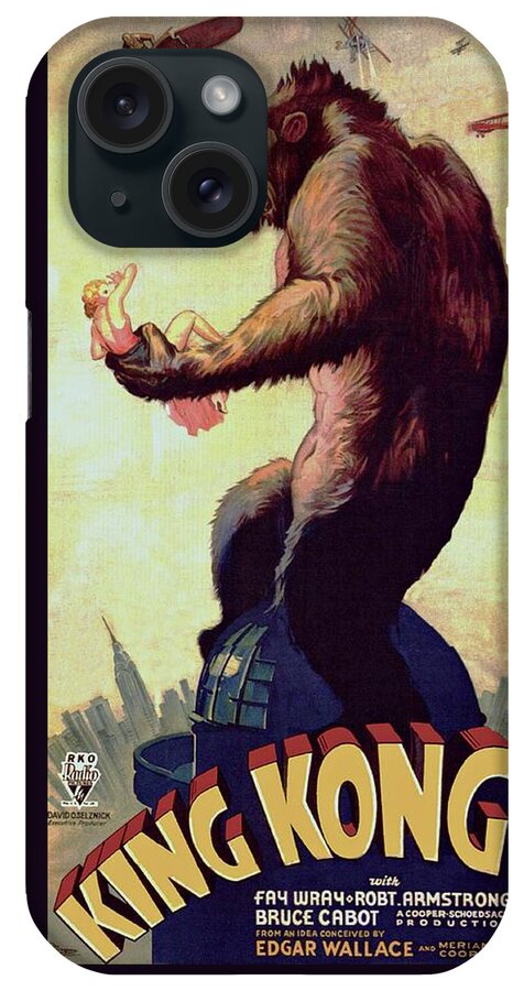 King Kong iPhone Case featuring the photograph King Kong by Movie Poster Prints