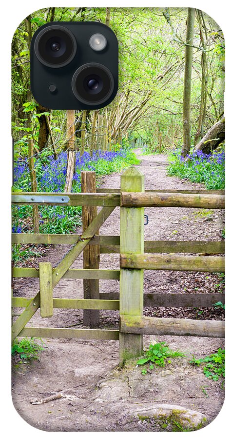 Bluebell iPhone Case featuring the photograph Kissing Gate by Roy Pedersen