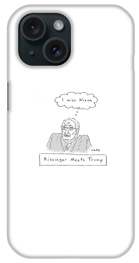 Kissinger Meets Trump iPhone Case