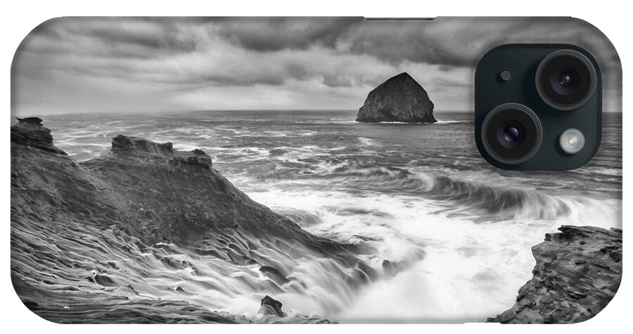 Brookings iPhone Case featuring the photograph Kiwanda Curls by Darren White