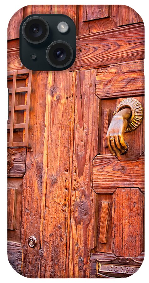 San Miguel iPhone Case featuring the photograph Knock Knock by Joan Herwig