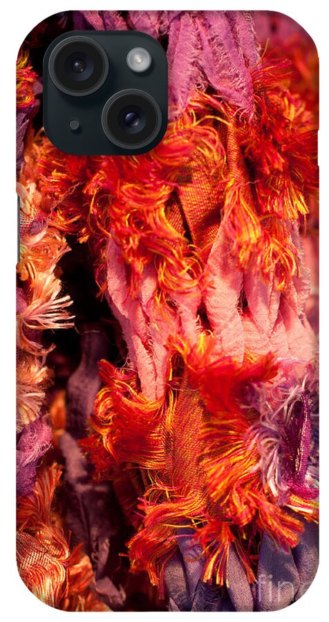 Cambodian iPhone Case featuring the photograph Knotted Silk 05 by Rick Piper Photography