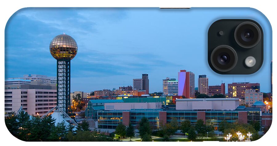View iPhone Case featuring the photograph Knoxville at Dusk by Melinda Fawver