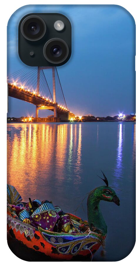 Water's Edge iPhone Case featuring the photograph Kolkata Old Vs. New - Tradition Vs by Krishna Kumar