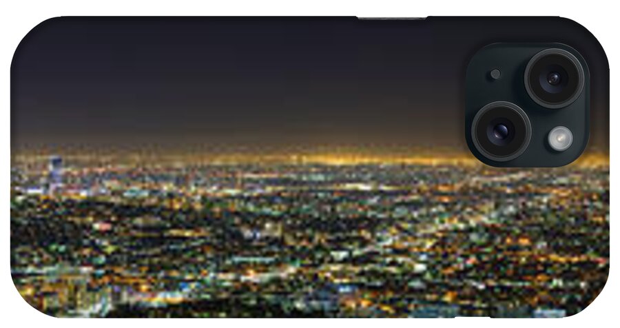 Metro iPhone Case featuring the photograph LA At Night by Metro DC Photography