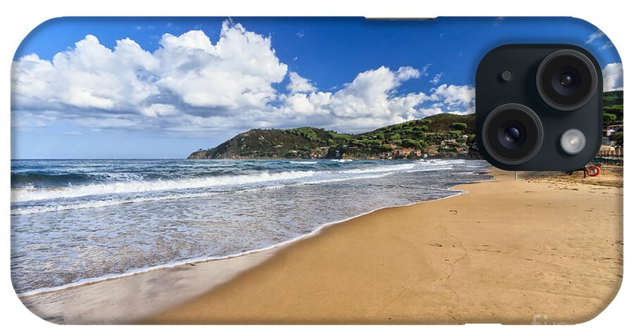 Bay iPhone Case featuring the photograph La Biodola beach - Isle of elba by Antonio Scarpi
