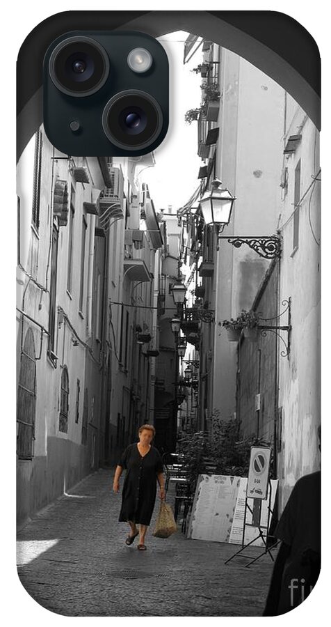 Alleyway iPhone Case featuring the photograph Lady of the Arch by Don Kenworthy