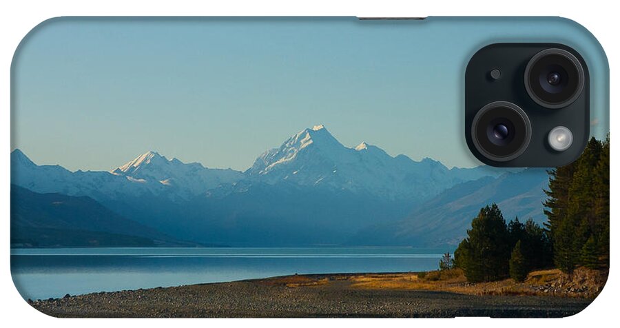 Lake iPhone Case featuring the photograph Lake and Mountains by Jenny Setchell