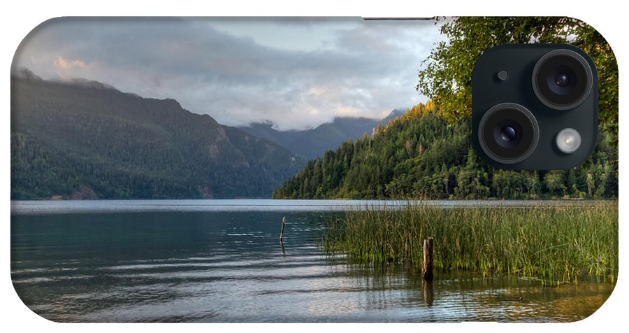 Crescent iPhone Case featuring the photograph Lake Crescent Morning by Heidi Smith