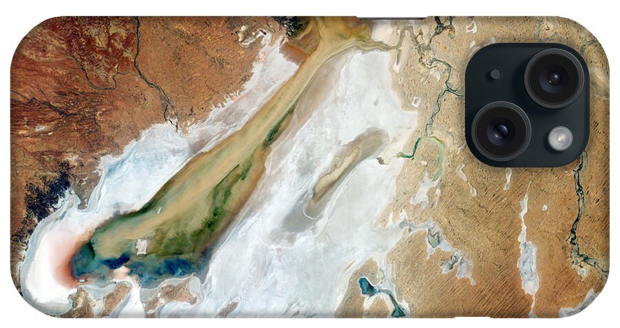 Lake Eyre iPhone Case featuring the photograph Lake Eyre, Australia by Science Source