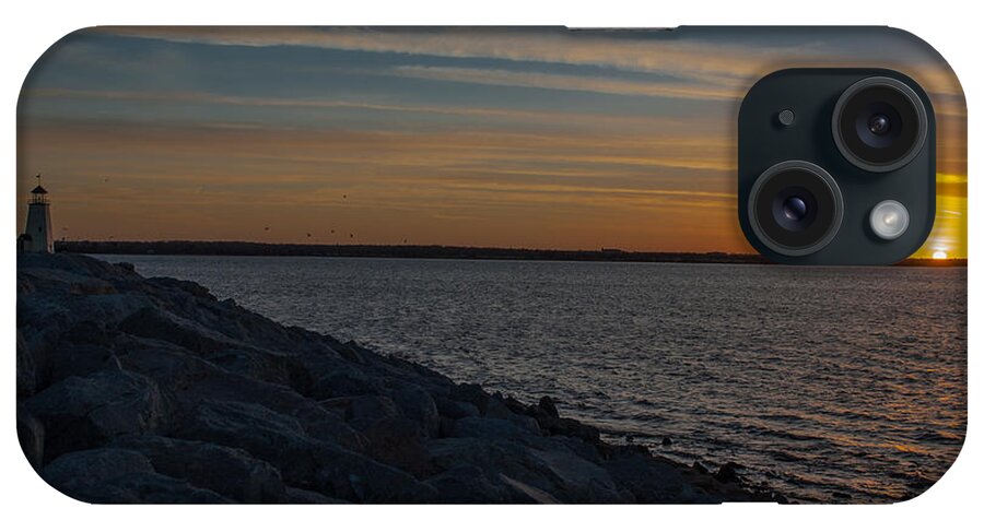 Sunset iPhone Case featuring the photograph Lake Sunset by Courtney S