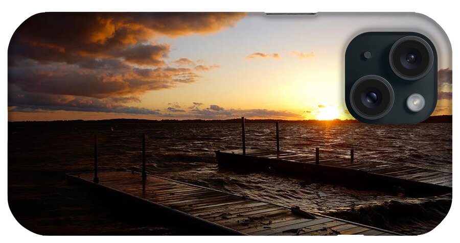 Land iPhone Case featuring the photograph Lake Waconia Sunset by Jacqueline Athmann
