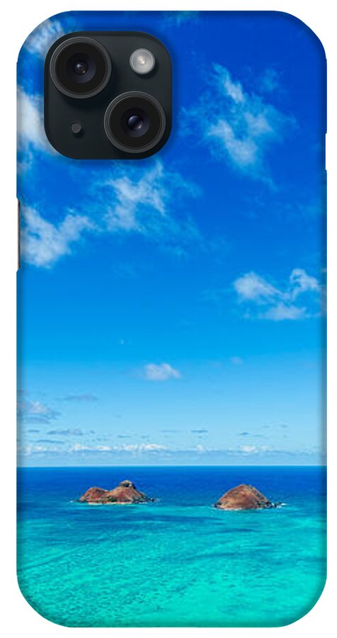 Lanikai Beach iPhone Case featuring the photograph Lanikai Beach From the Pillbox Trail 3 to 1 Aspect Ratio by Aloha Art