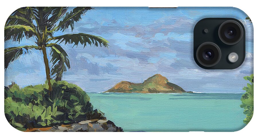 Maui iPhone Case featuring the painting Lanikai Beach Path by Stacy Vosberg