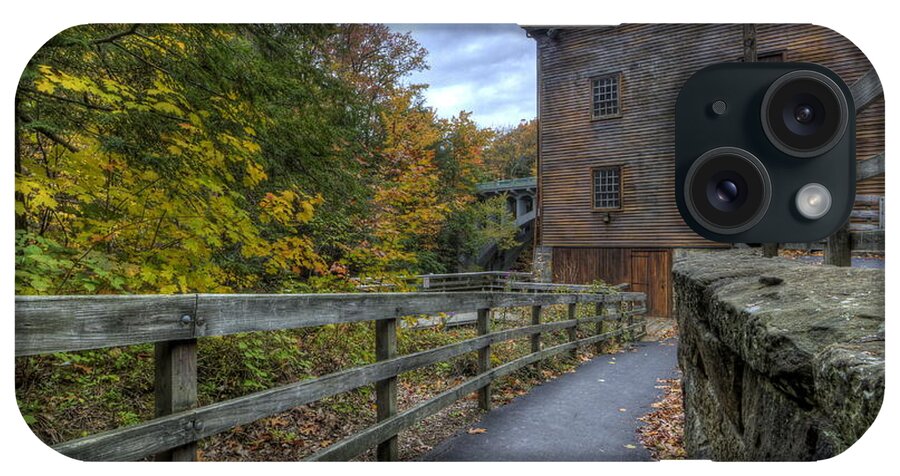 Mill iPhone Case featuring the photograph Lanterman's Mill in Fall by David Dufresne