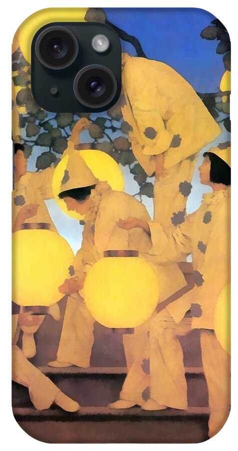 Maxfield Parrish iPhone Case featuring the photograph Lantern Bearers by Maxfield Parrish