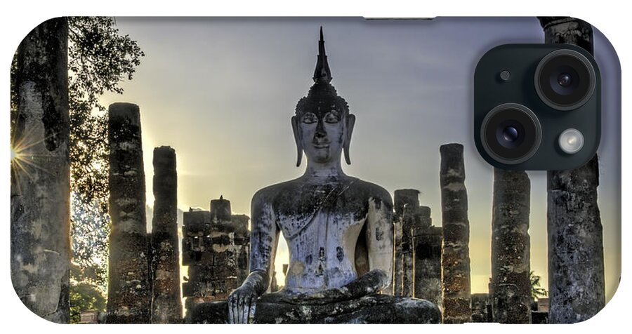 Asia iPhone Case featuring the photograph Large Buddha by Maria Coulson