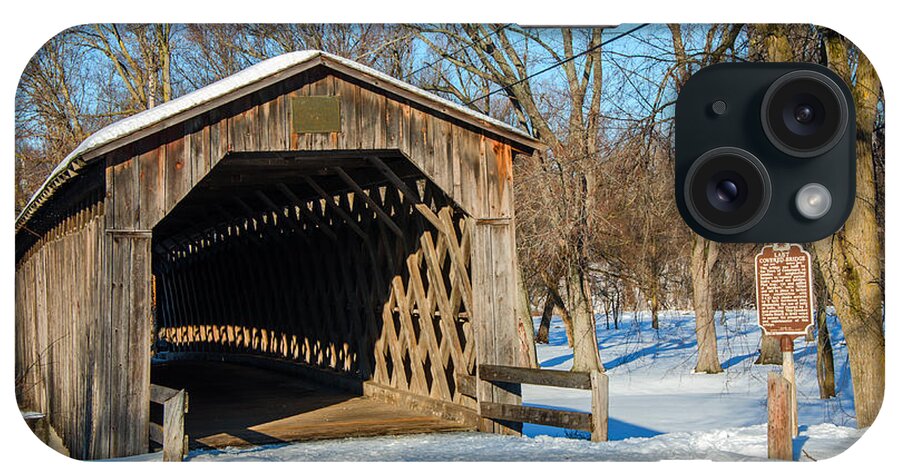 Covered Bridge iPhone Case featuring the photograph Last Covered Bridge by Susan McMenamin